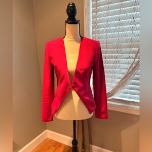 Aryn K Elegant Dark Pink Women's Blazer